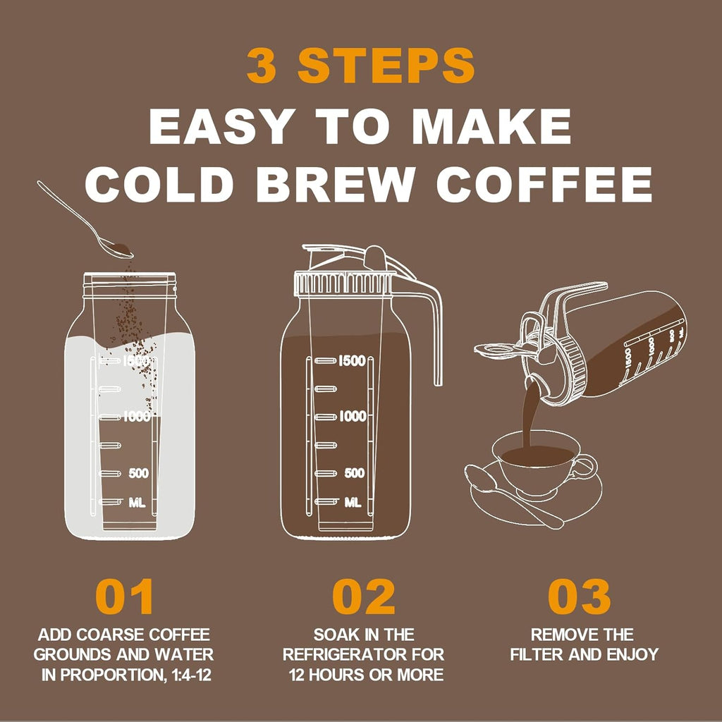 64 oz Cold Brew Coffee Maker Jar