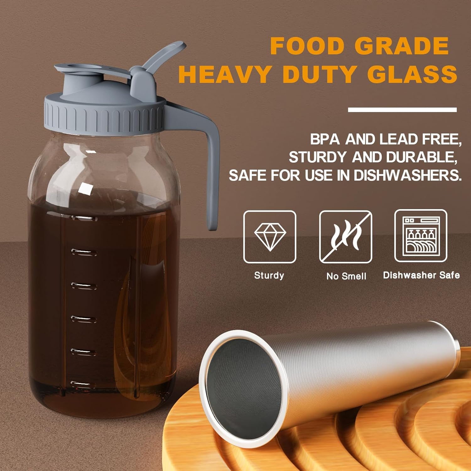 64 oz Cold Brew Coffee Maker Jar